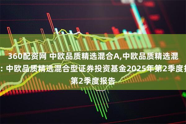 360配资网 中欧品质精选混合A,中欧品质精选混合C: 中欧品质精选混合型证券投资基金2025年第2季度报告